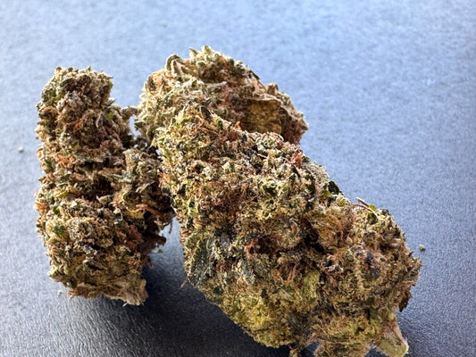Gelato hemp flower grown by TrippyCo, hybrid buds with creamy sweet arom